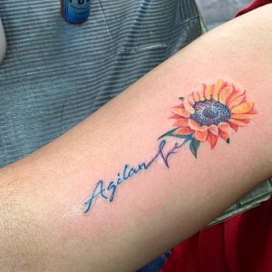 Sunflower Tattoos: Bright Symbols of Joy, Positivity, and Growth