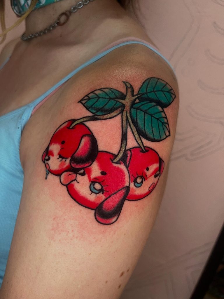 Cherry Tattoos: Sweet Symbols of Love, Desire, and Playfulness
