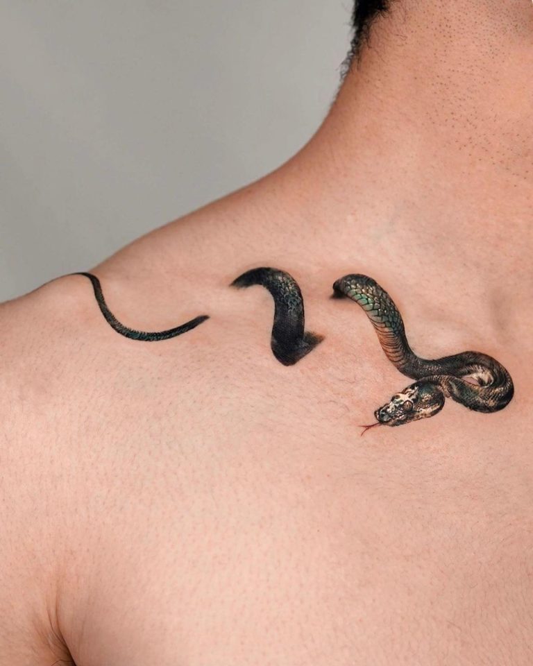 Snake Tattoos: Symbols of Power, Transformation, and Mystery
