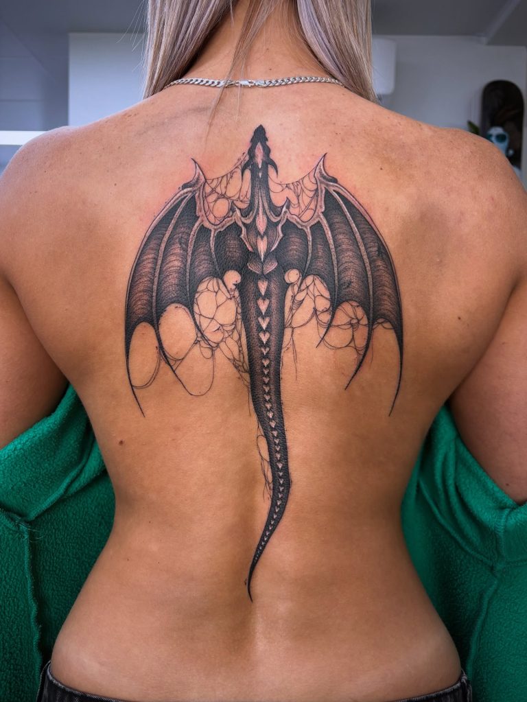 Dragon Tattoos: Power, Wisdom, and Mythical Beauty