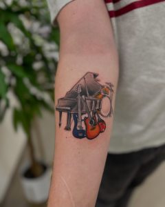 The Harmony of Music Tattoos