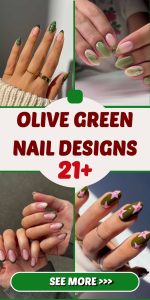 21+ Olive Green Nail Designs That Will Rule 2025