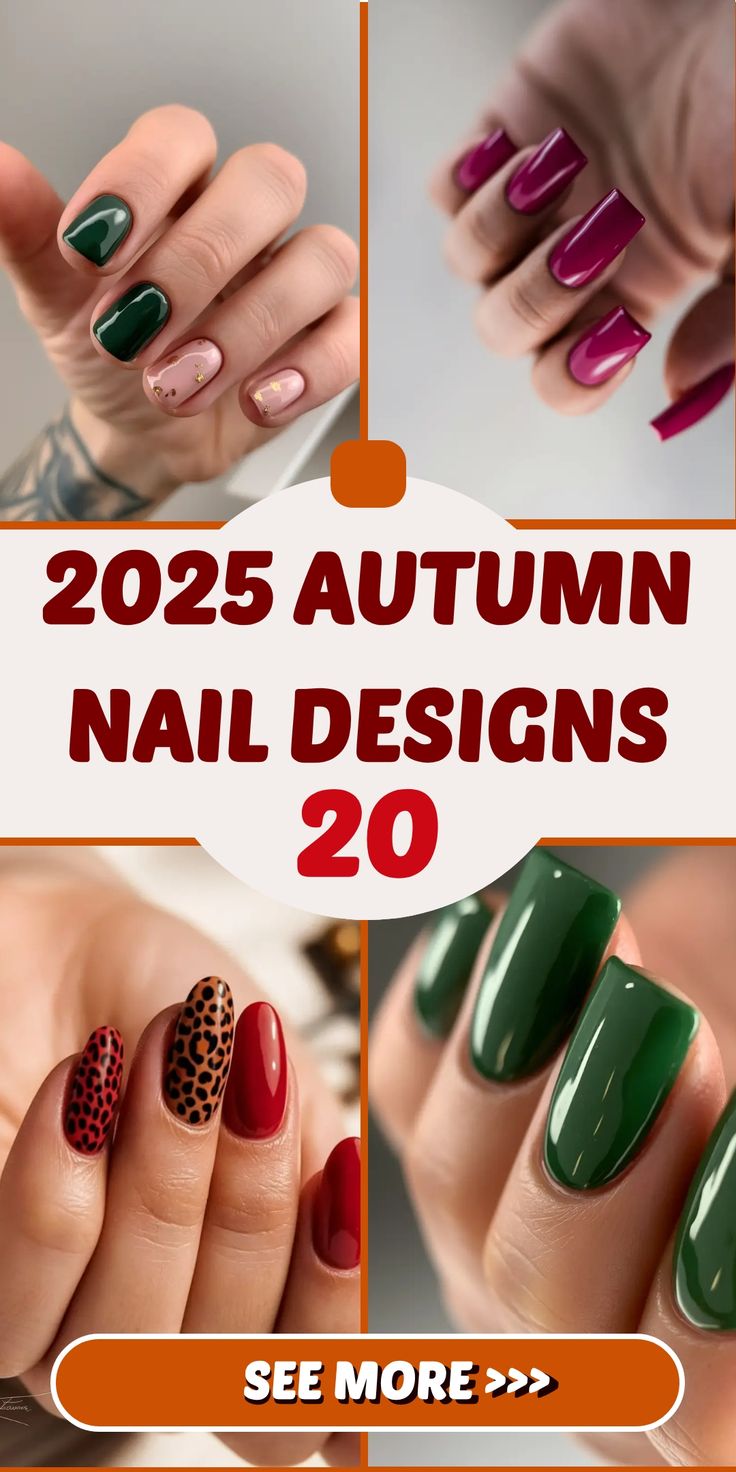 2025 Autumn Nail Designs – Trendy, Cozy & Chic Fall Manicure Ideas