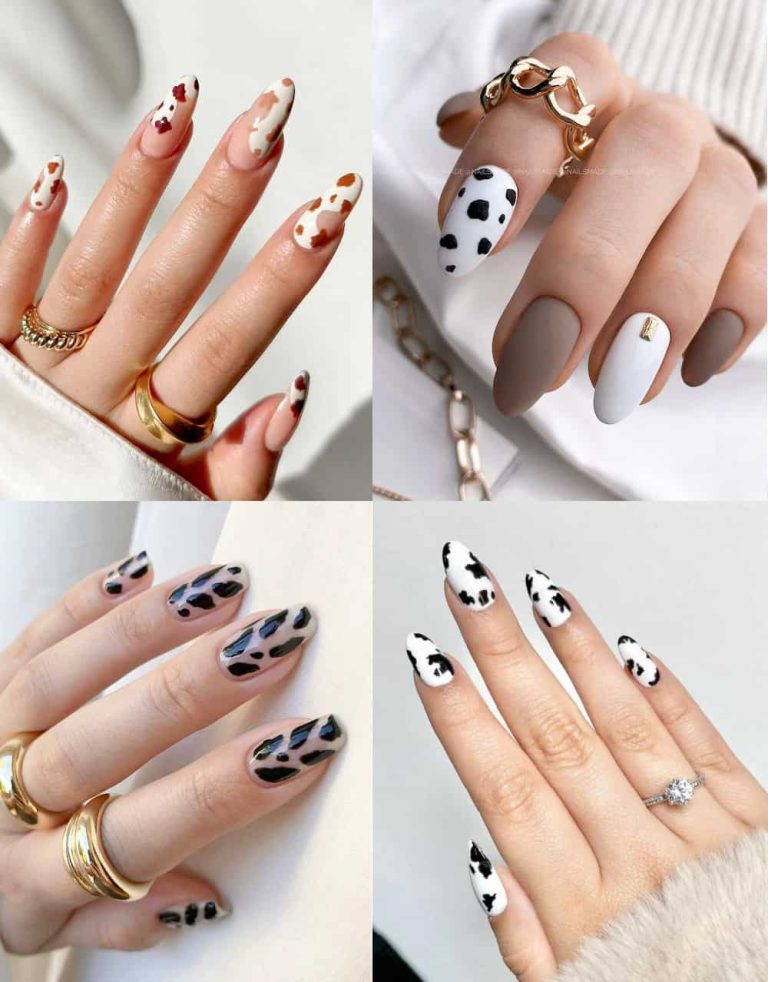 21+ Cow Print Nails That Will Make You Love This Hot Trend