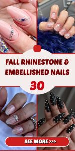 Fall Rhinestone & Embellished Nails 2025: Sparkling Trends and Chic Nail Art Ideas