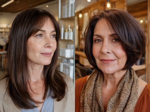 25 Beautiful Dark Brown Hair Colors for Women Over 60 With Grace