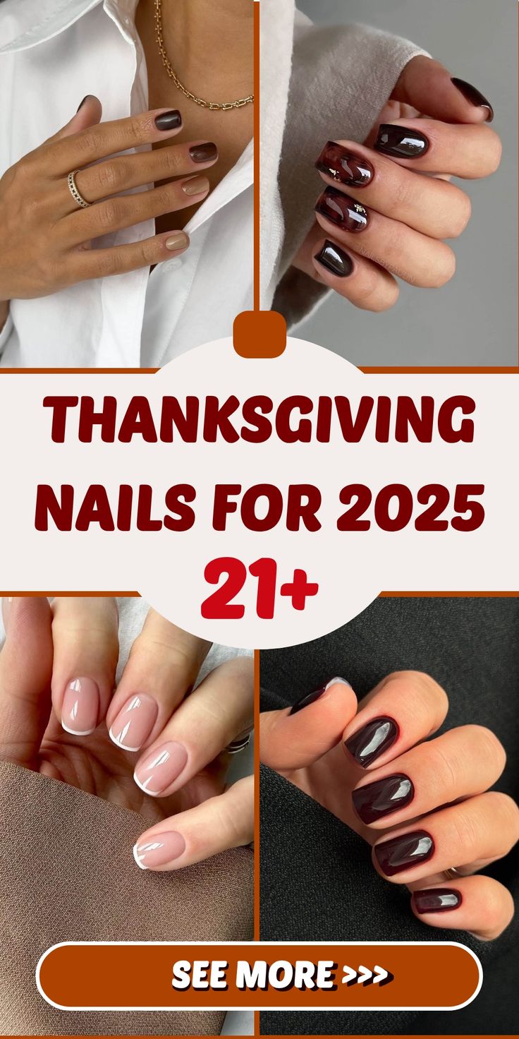 21+ Most Beautiful Thanksgiving Nails of 2025