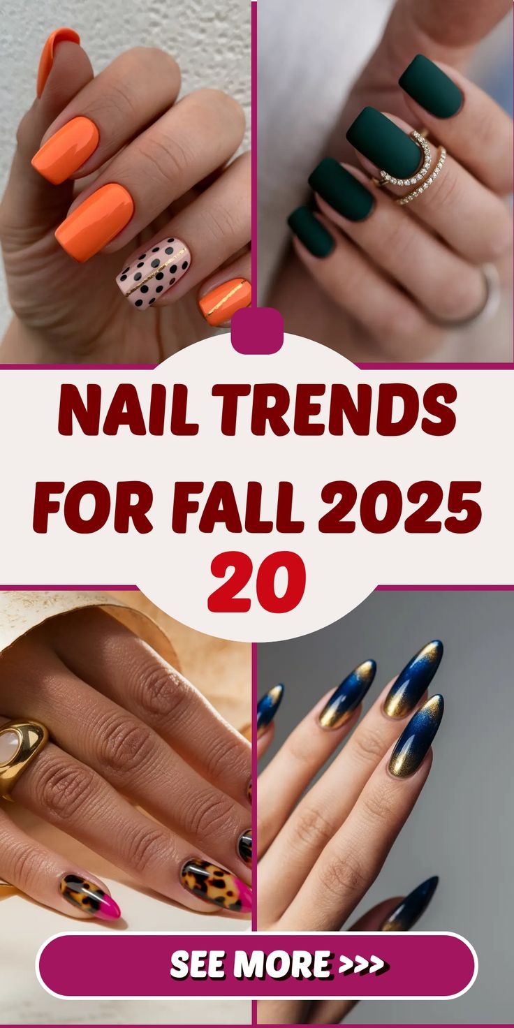 Nail Trends for Fall 2025 – Stunning Almond, Square & Short Styles to Try Now