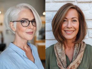 20+ Practical and Stylish Side Part Hairstyles That Prove 60 Is Still Attractive