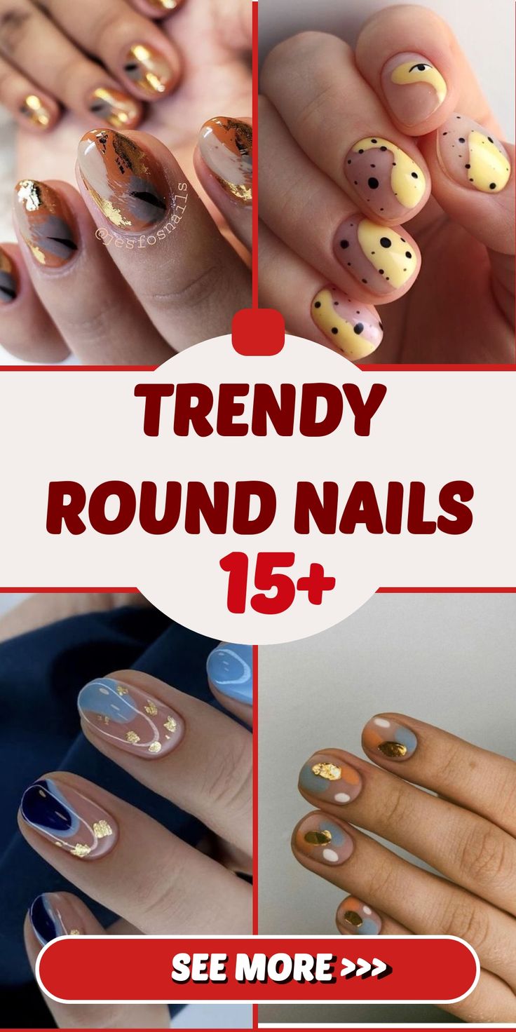 Trendy Round Nails Spring