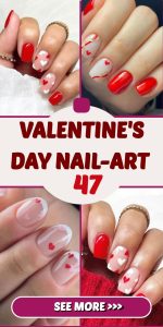 47 Valentine's Day Nail Art Ideas 2025 – See Pictures