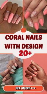 Coral nails with design: a trendy guide to stunning nail art