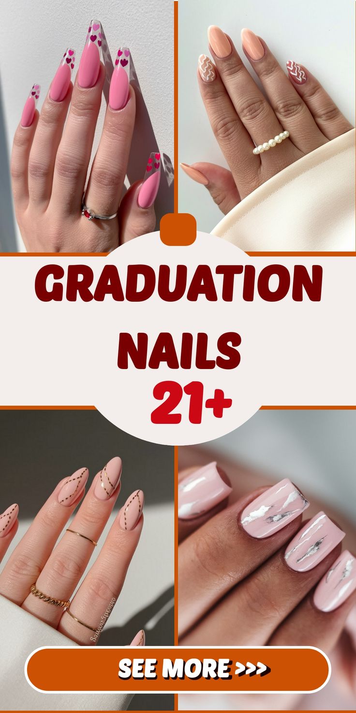 Graduation nails 21 ideas for 2025: the best manicures for your big day