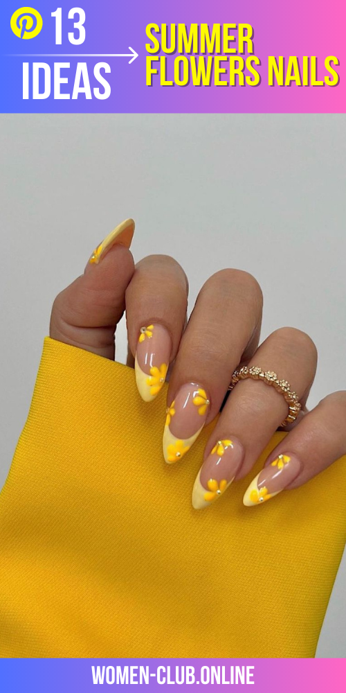 Summer nail flowers 13 ideas: the ultimate guide