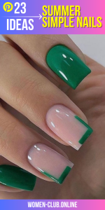 Simple summer nails: 23 ideas for stylish nail designs
