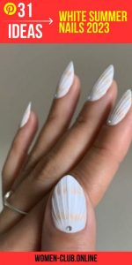 White summer nails: latest trends and tips – 31 ideas