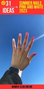 Summer nails: Pink and white combinations for a fun, fresh look