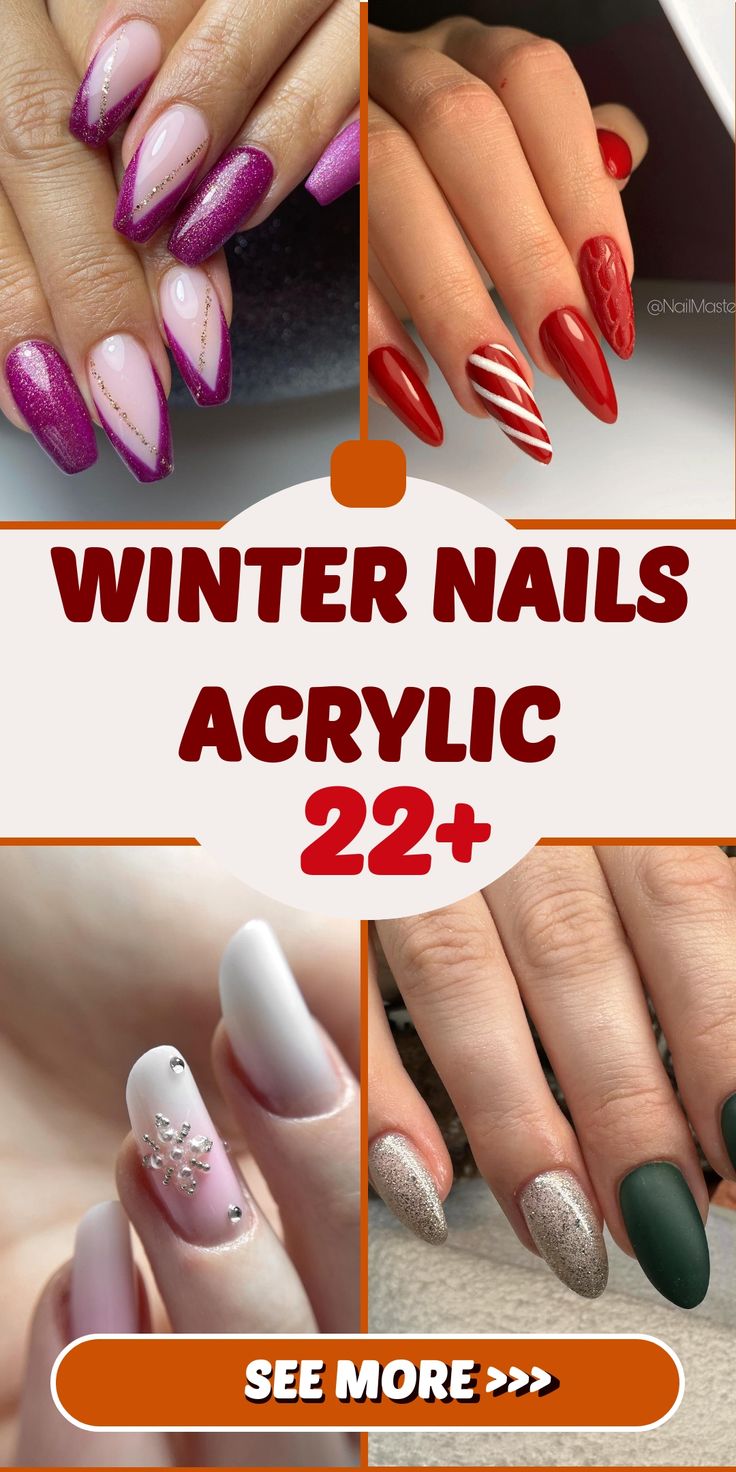 Winter Nails Acrylic 2025 – 2025: A Season of Boldness and Elegance 22 Ideas