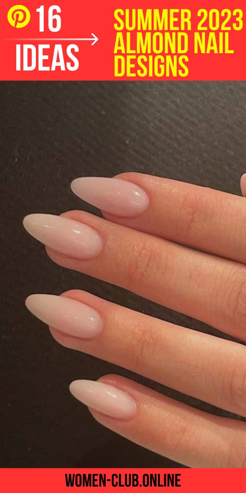 Trendy Summer Almond Nail Designs – 16 Ideas: Short and Long Color Trends