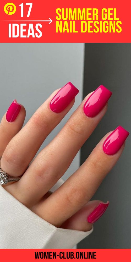 Get ready for summer with these trendy gel nail designs!