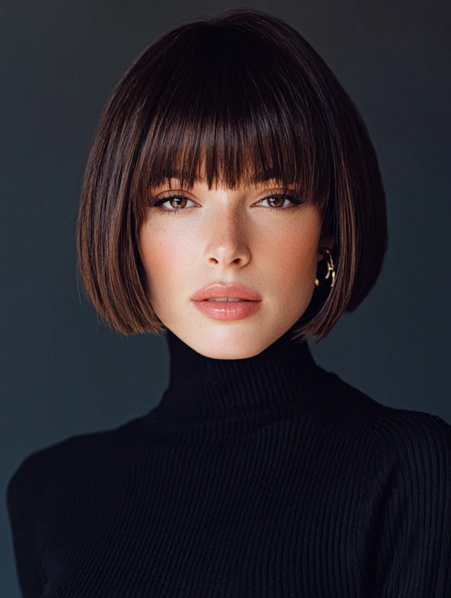 Short Layered Bob with Bangs: Fresh, Flattering & Effortlessly Chic