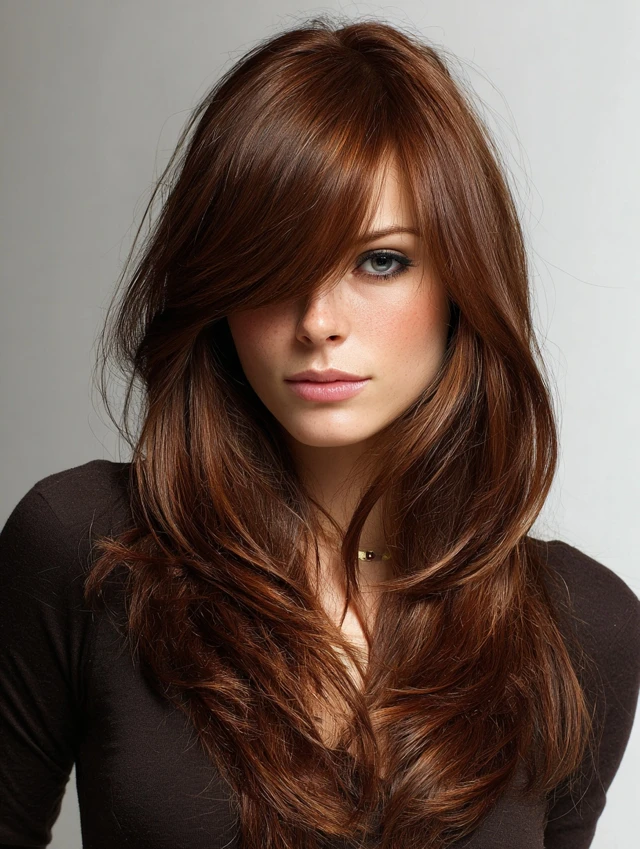 Long Hairstyles with Front Layers: Flowing, Flattering & Effortlessly Glamorous