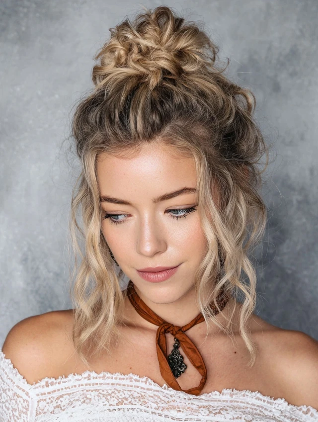 Short Half-Up Half-Down Hairstyles: Chic, Effortless & On-Trend