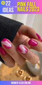 Fall Nails Pink 2025 22 Ideas: Embrace modern and elegant nail designs