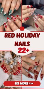 Red Holiday Nails 2025 – 2025: Festive Inspiration for Every Style 22 Ideas