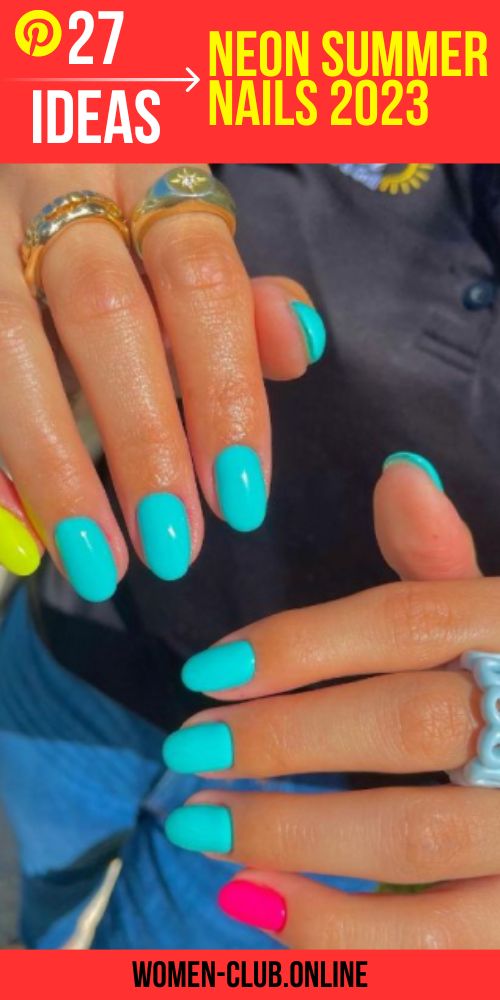 Summer Neon Nails 2025: Bright, bold colors to make a statement