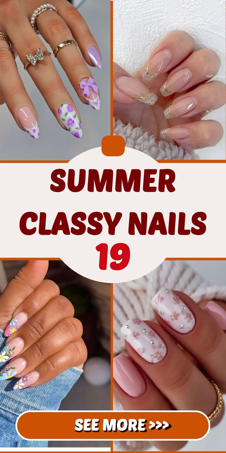 19 Elegant Summer Nails: Elevate your elegance with elegant designs