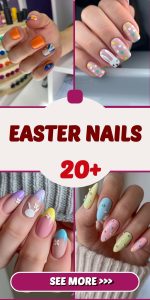 Easter nails 20 ideas 2025: new and trendy designs for spring
