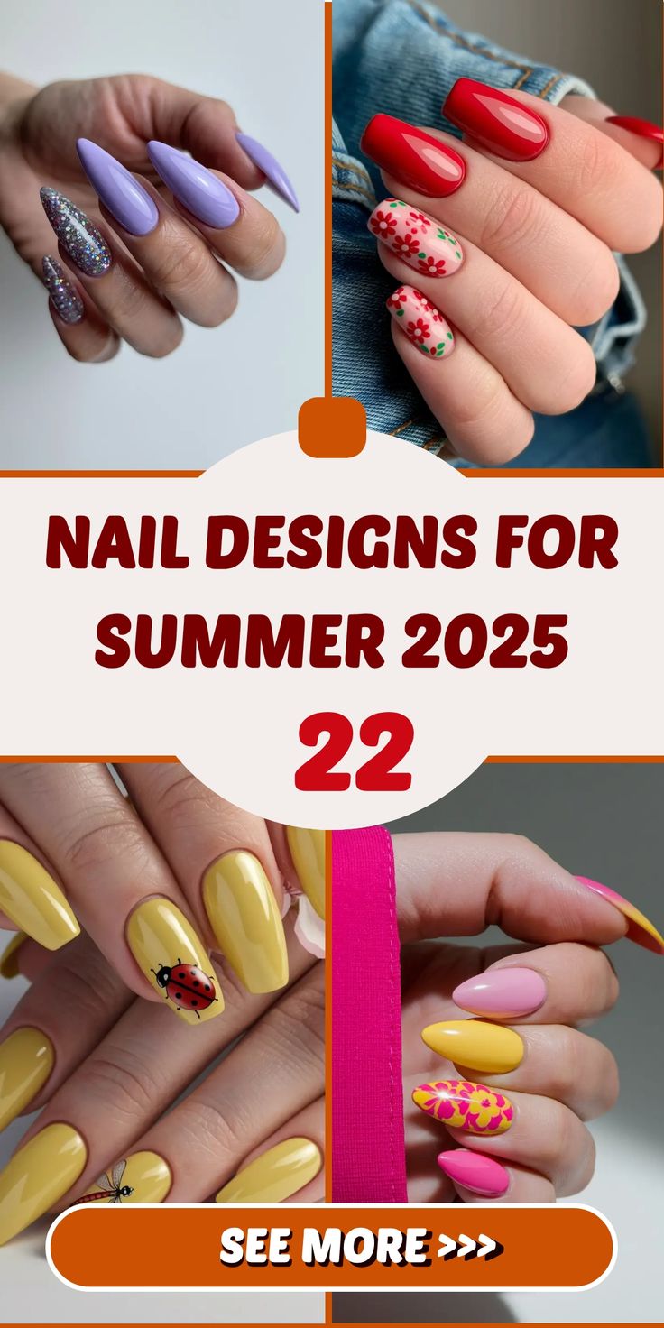 Must-Try Nail Designs for Summer 2025: Bright, Bold, and Totally Beachy