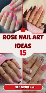 15 Pink Nail Art Ideas: Enhance your manicure with floral elegance