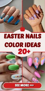 20 Easter nail color ideas 2025 – trendy pastel and spring designs