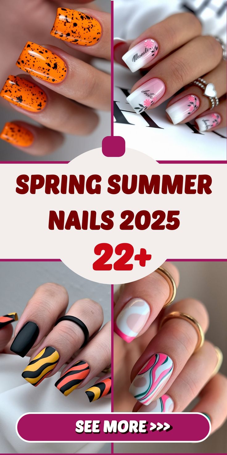 Spring summer nails 22 ideas 2025