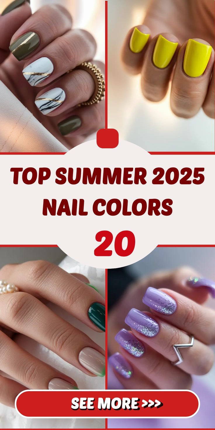 Top Summer 2025 Nail Colors to Try: Fresh, Bold & Trending Manicure Ideas for the Hottest Season