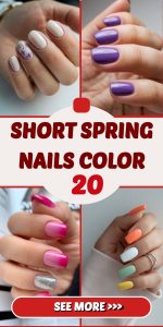 Colorful short spring nails 20 ideas 2025