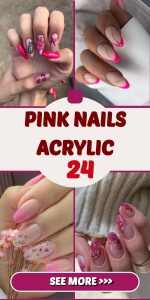 Pink Acrylic Nails 24 Ideas: Explore charming and trendy designs