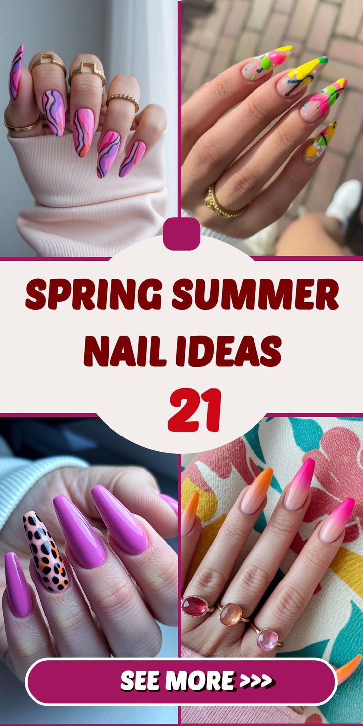 21 Stunning Spring Summer Season Nail Art Ideas 2025 for Every Occasion