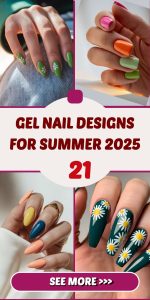 Glossy Gel Nail Designs for Summer 2025 That Feel Fresh, Blooming & Totally You