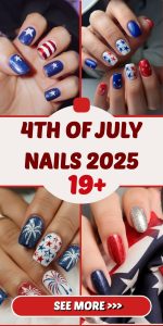 Simple & Cute 4th of July Nails 2025: Easy Patriotic Designs with Fireworks Vibes