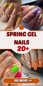 Spring gel nails 20 ideas for 2025: trendy and new designs for this season