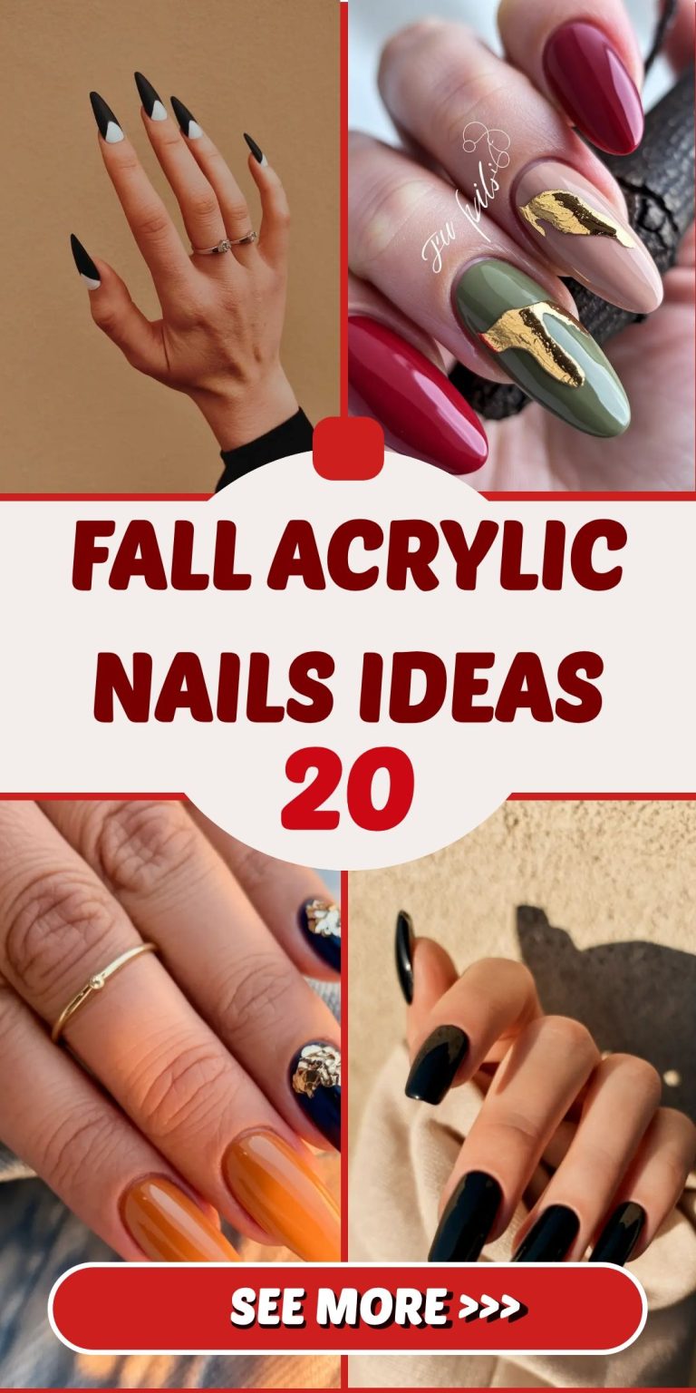 Short and Long Fall Acrylic Nails Ideas 2025: Trendy Designs from Simple to Baddie Looks