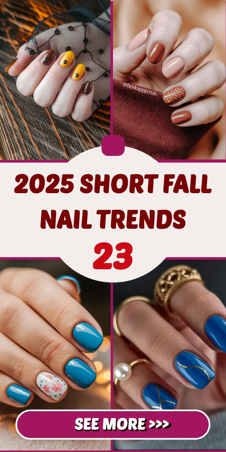 2025 Short Fall Nail Trends: Trendy Designs & Fresh Inspo for November Manicures