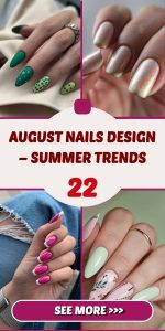 August Nails Design – Summer Trends for 2025: Fresh Ideas in Pink, Almond & Acrylic