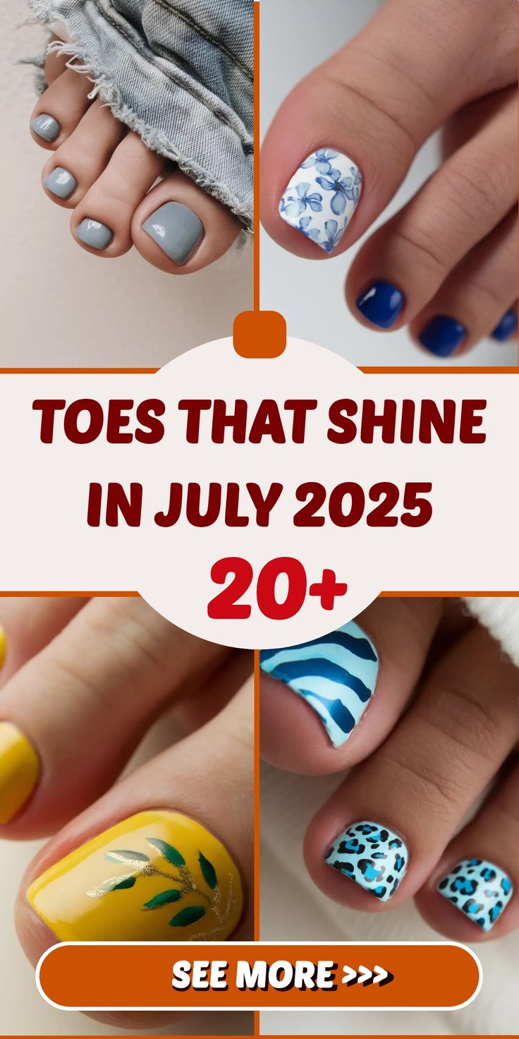Toes That Shine in July 2025: Bold, Simple & Patriotic Nail Designs for Summer Fun