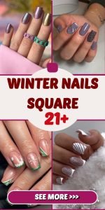 Winter Nails Square 2025 – 2025: Inspiring Looks for the Season