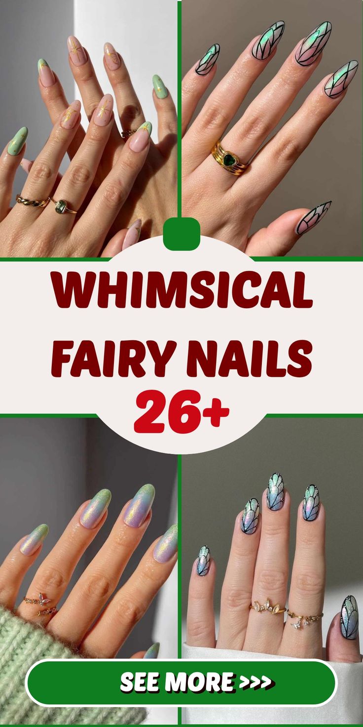 26+ Whimsical Fairy Nails You Need to See