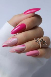 17 Barbie Acrylic Nail Ideas: Embrace your inner glamor with chic Barbie-inspired acrylic nails